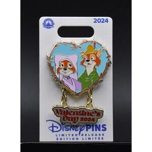 Disney Robin Hood & Maid Marian Valentine's Day 2024 LR Pin (C2)